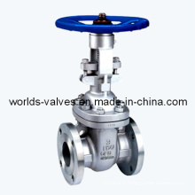 Valve de porte d&#39;engrenage à vis sans fin CF8 / Ss304 (Z45X-16Q)